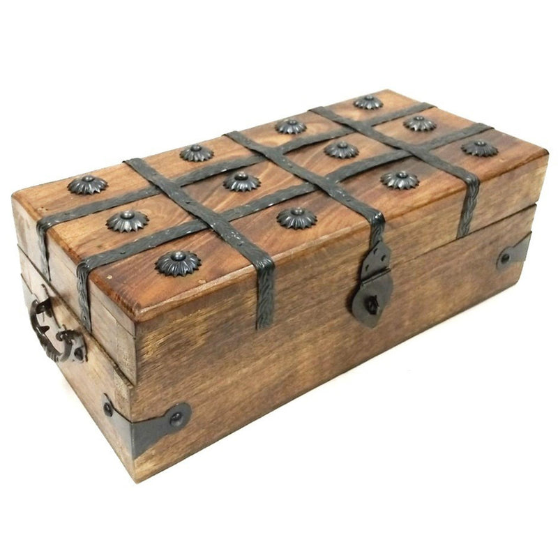 Pirate Box Iron Inlaid