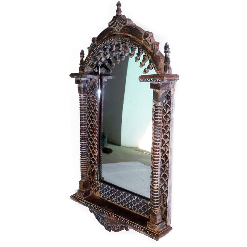 SH 7100 - Wooden Jharokha With Mirror