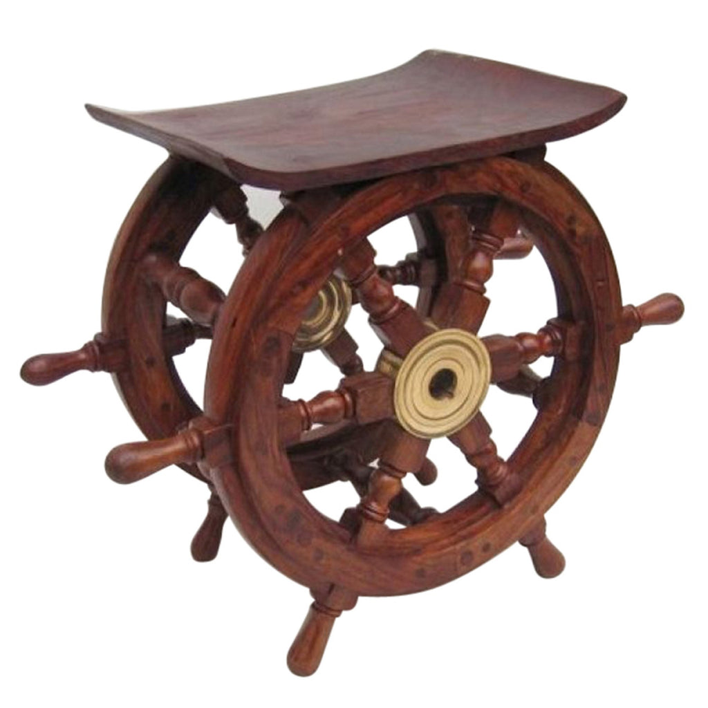SH 8962 - Ship Wheel Table, 18"