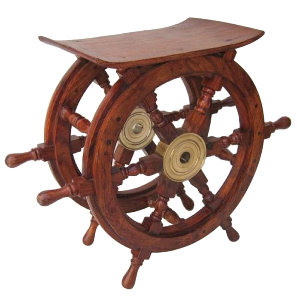 SH 8963 - Ship Wheel Table, 24"