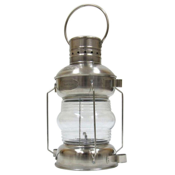 SP 1524 - Ships Light, Anchor Lamp, Chrome Iron, With Oil Lamp