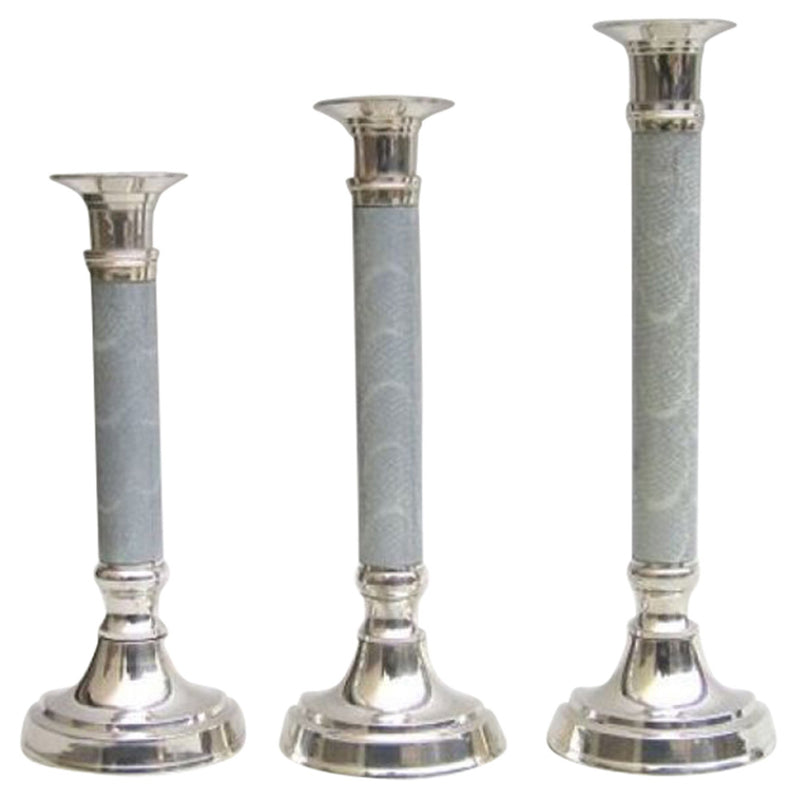 SP 2221 - Silver, Candle Holder Set/3