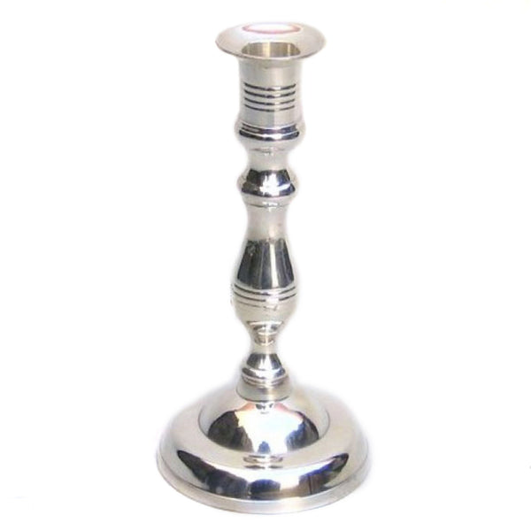 SP 2272 - Brass Candle Holder, Silver Plated