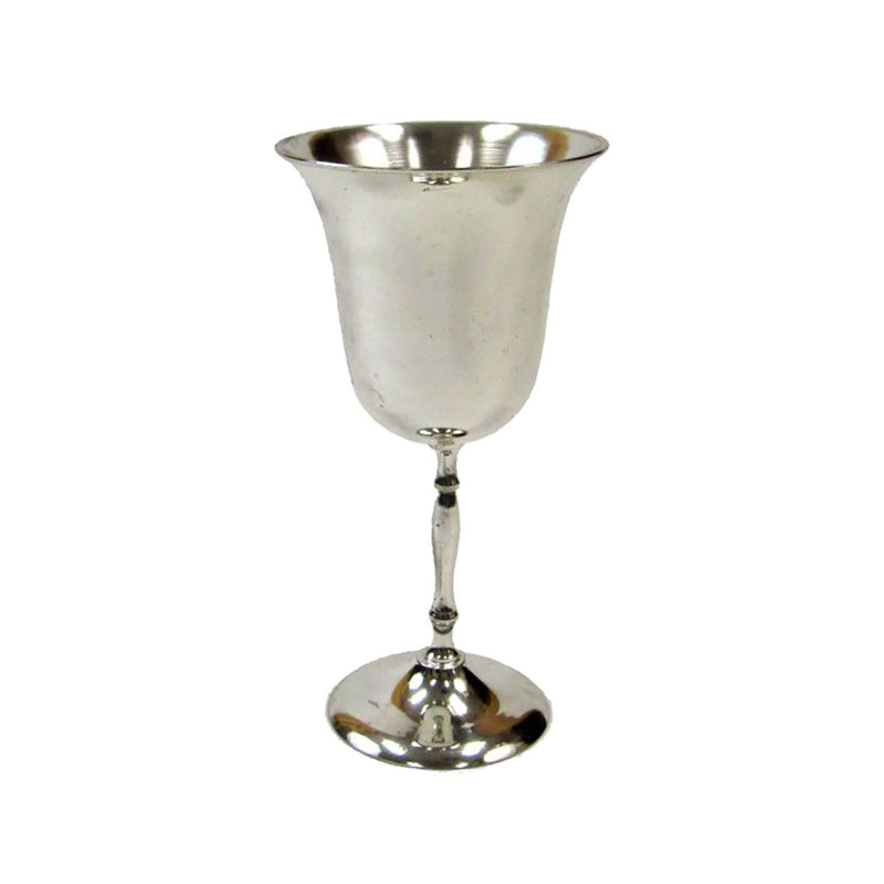 SP 2608 - Brass Goblet, Silver Plated 7"