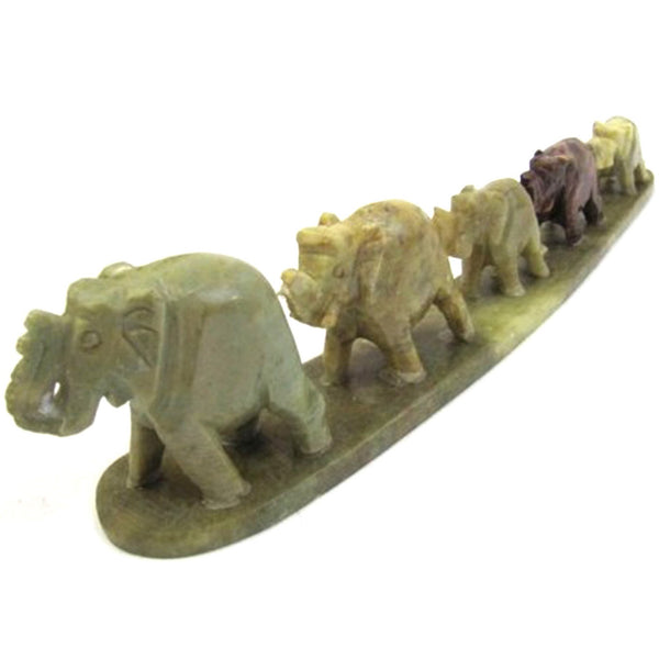 SS 107 - Soapstone Elephant Caravan