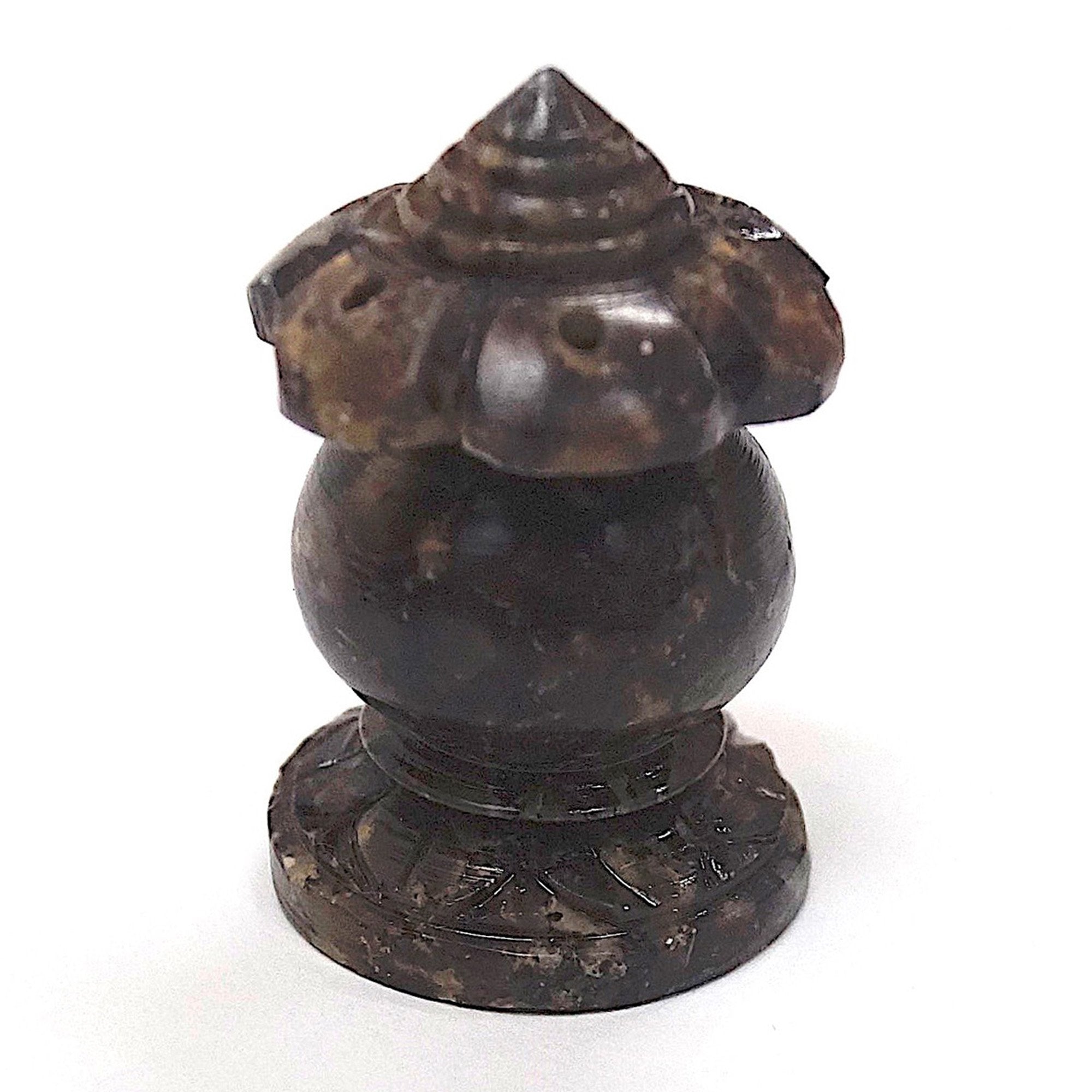 SS 1603 - Soapstone Flower Incense Burner 2"