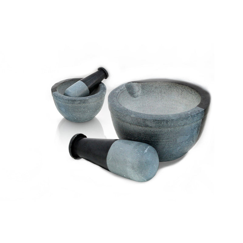 SS 2161 - Mortar Pestle, Soapstone / Slate