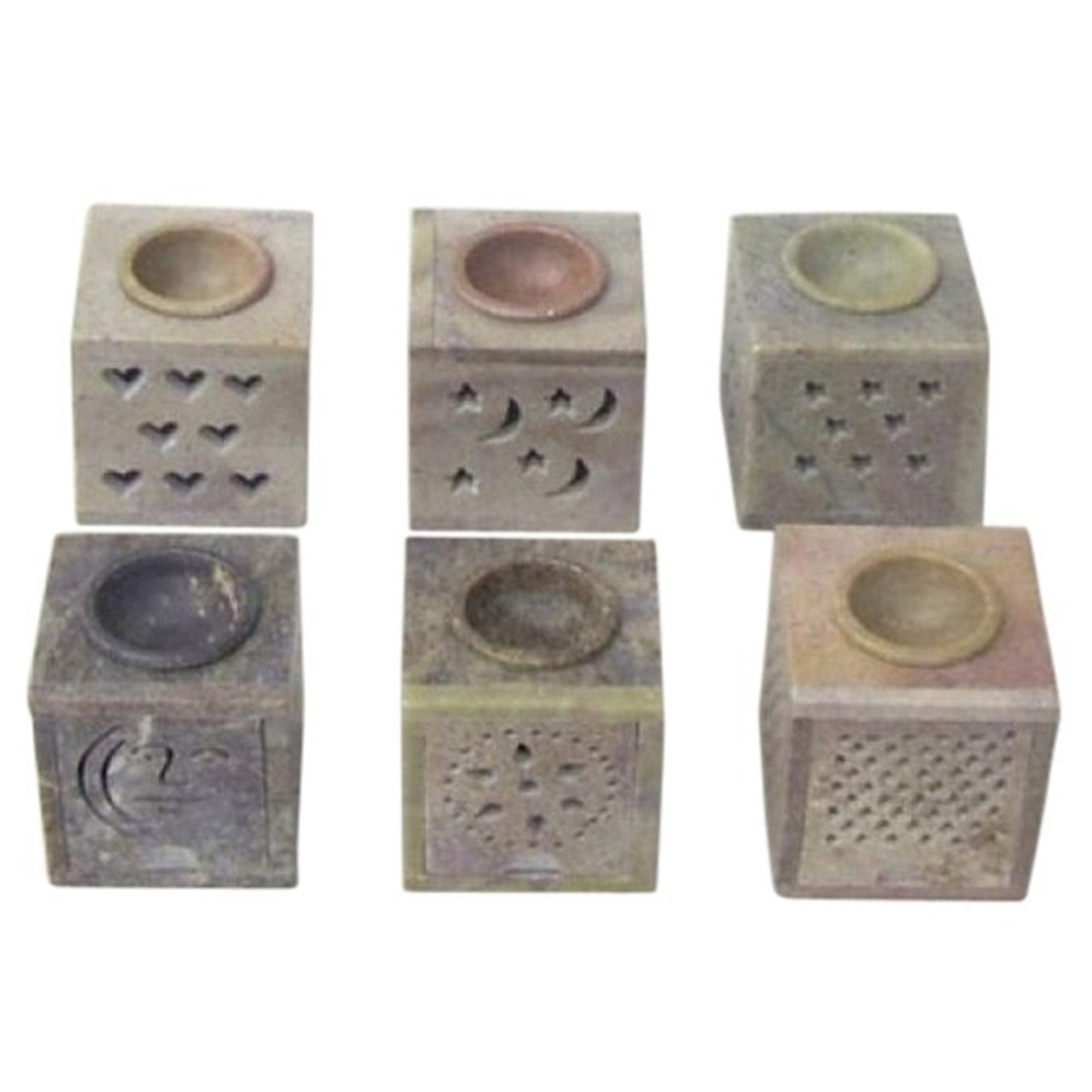 SS 22462 - Soapstone Aroma Lamp 3"