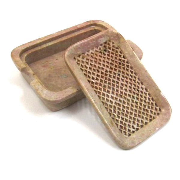 SS 2513 - Soapstone Soap Dish, Mesh