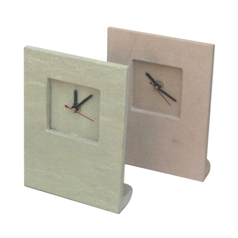 SS 4865 - Stone Clock, 4 Assorted Styles