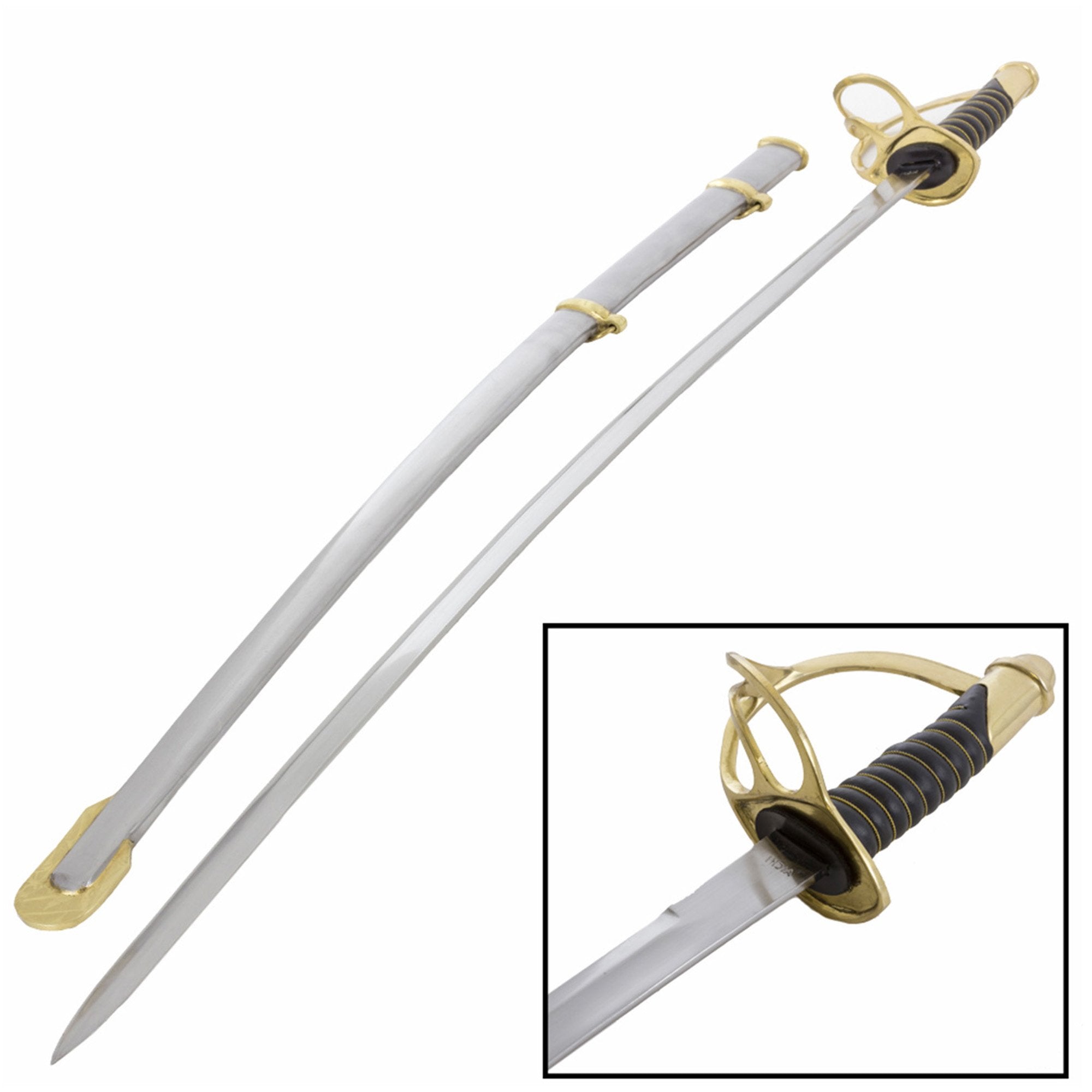 WP 12307 - US Cavalry Sword Replica With Scabbard