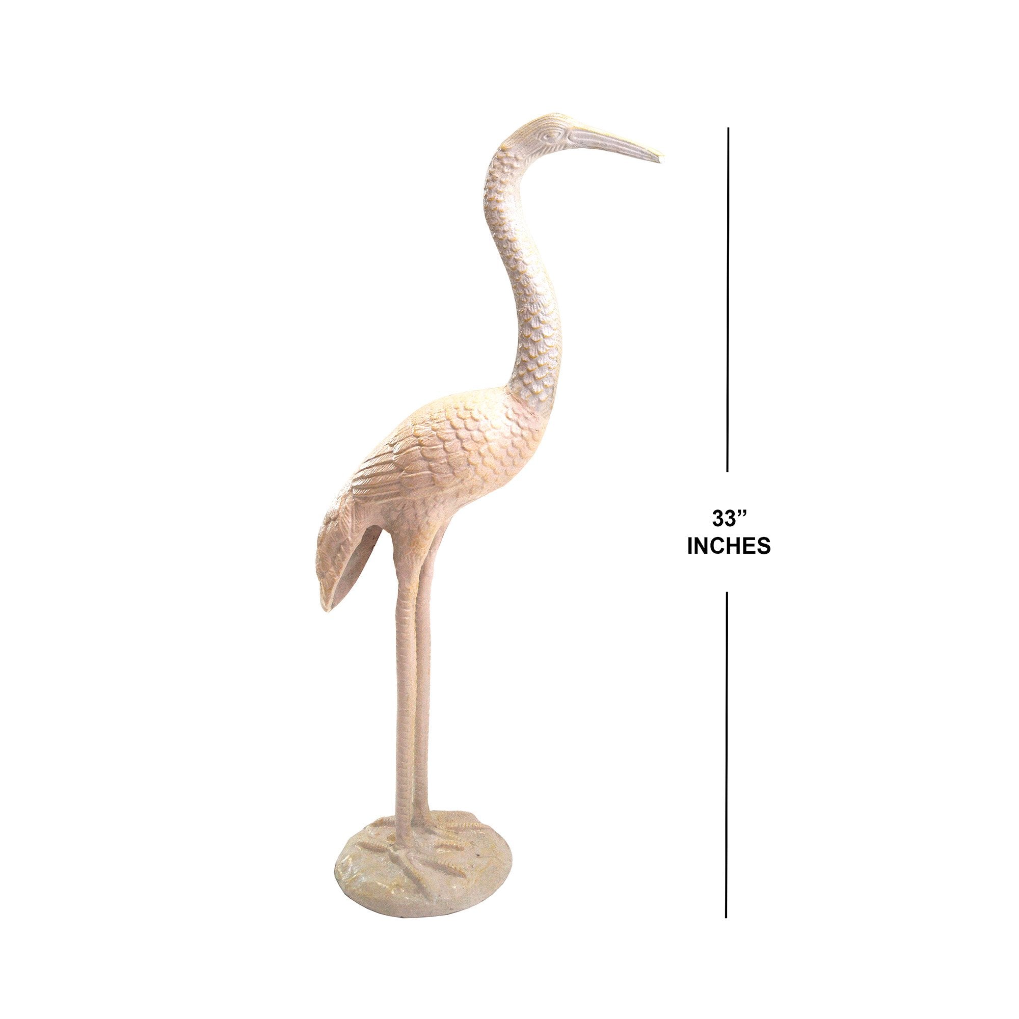 AL 2092 - Aluminum Cranes, Yellow (pair) LIFE SIZE 28X32